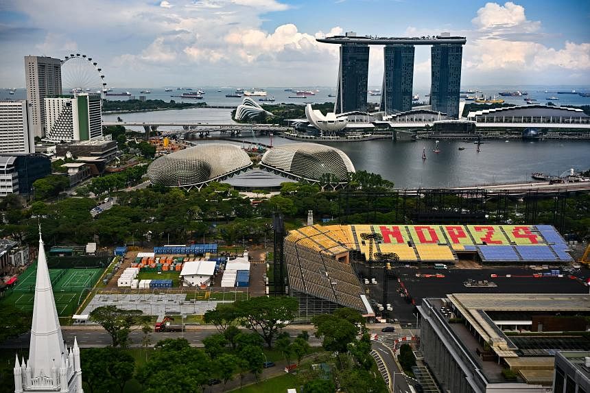 Some MRT station exits around Marina Bay to be closed for crowd control for Aug 3 NDP preview