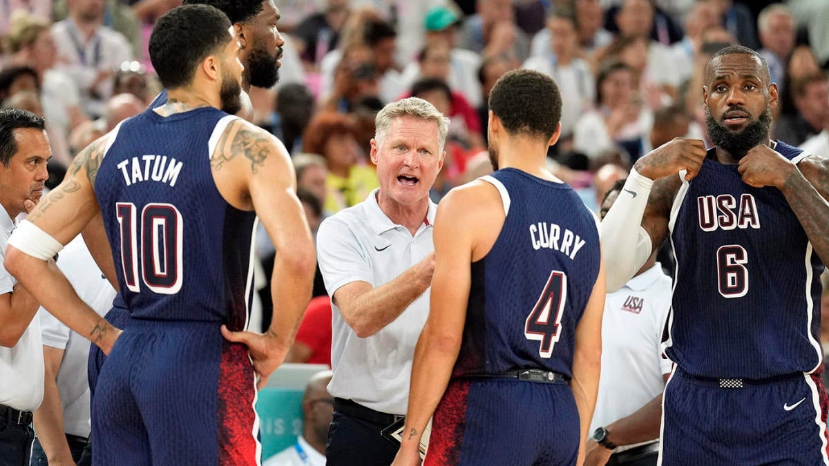  Steve Kerr explains Jayson Tatum benching as Bob Cousy calls out Team USA coach for anti-Celtics 'bias' 