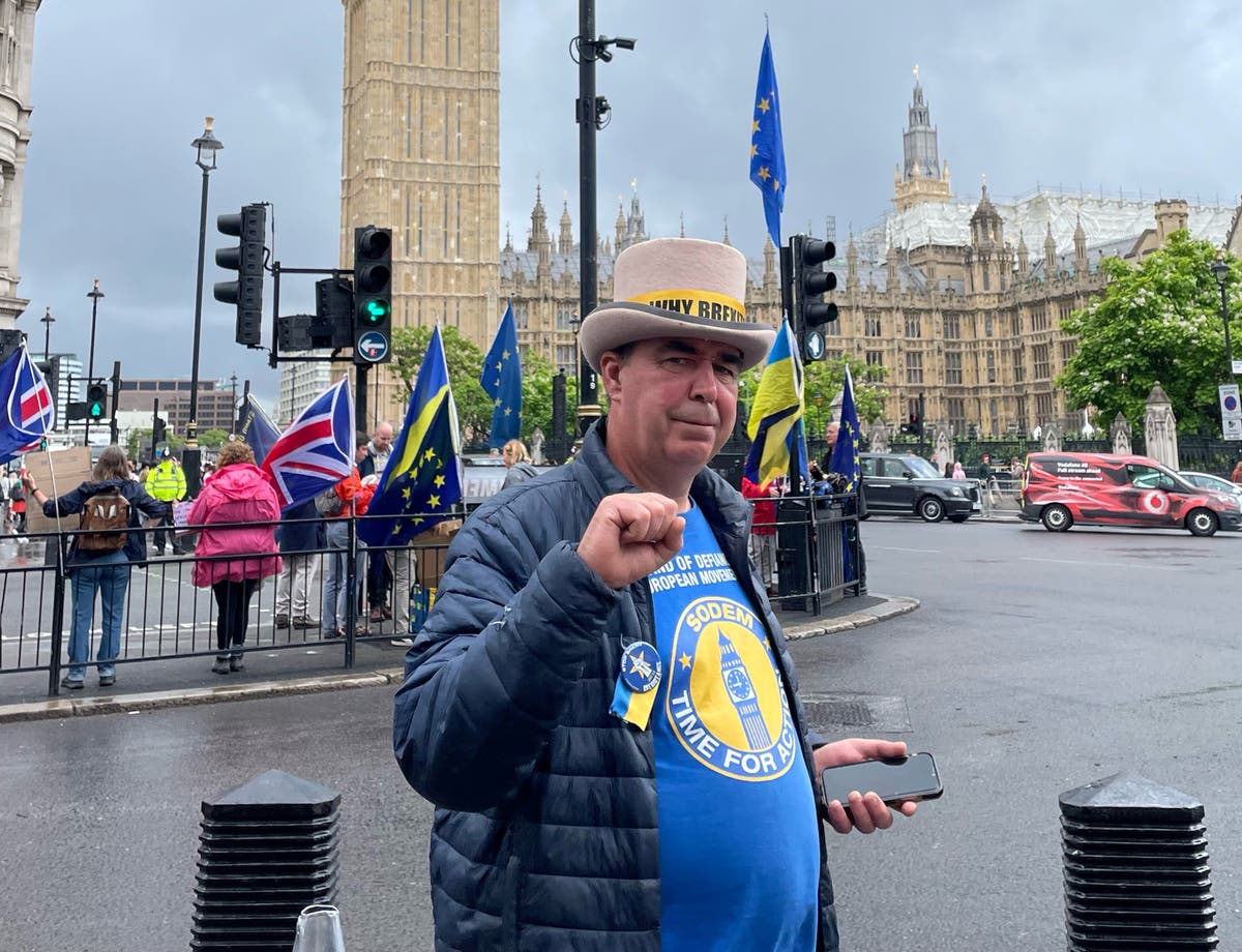 'Stop Brexit guy' Steve Bray faces trial over speakers outside Parliament after crackdown on noisy protest 