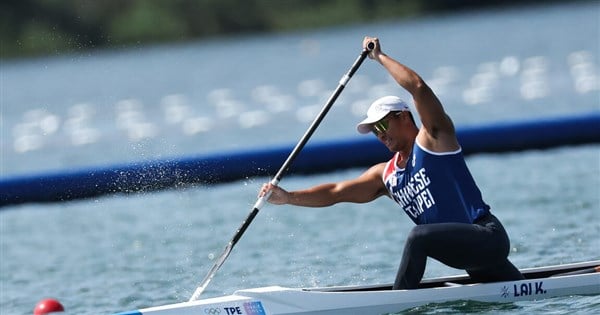 Taiwan canoeist knocked out in quarterfinals at Paris Games