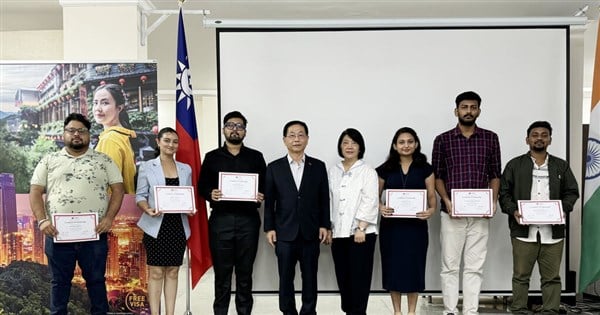 Taiwan promotes India ties, awards scholarships