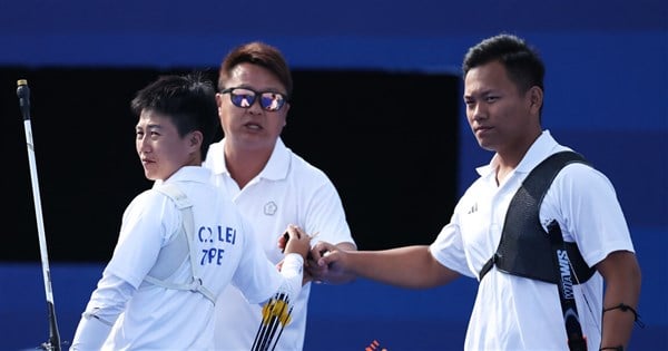 Taiwan's Lei, Tai nearly pull off huge upset in archery at Olympics