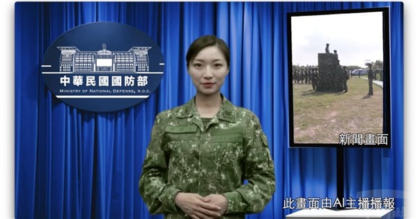 Taiwanese military debuts AI-generated news anchors