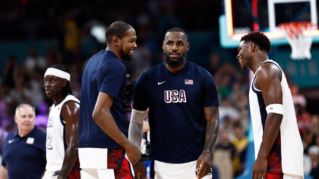 Team USA's best lineup? Are Wemby, France in danger? Top Olympic questions