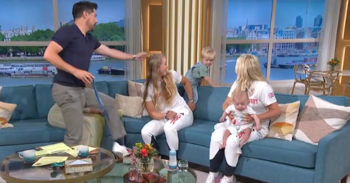 This Morning's Craig Doyle panics as show thrown into chaos after baby climbs sofa