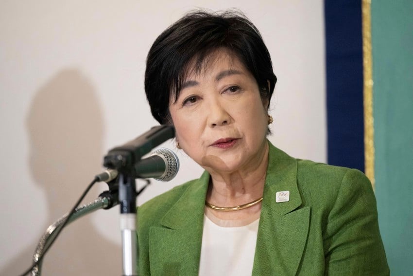 Tokyo Gov Koike suffers bone fracture in opening pitch ceremony