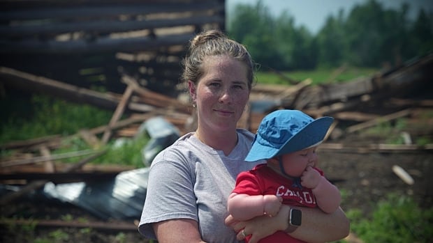 Tornado flattens Ontario family's 100-year old barns