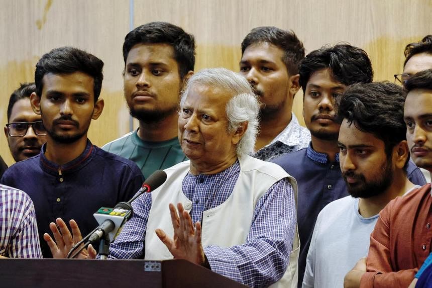 What is Bangladesh's caretaker leader Yunus' economic thinking?