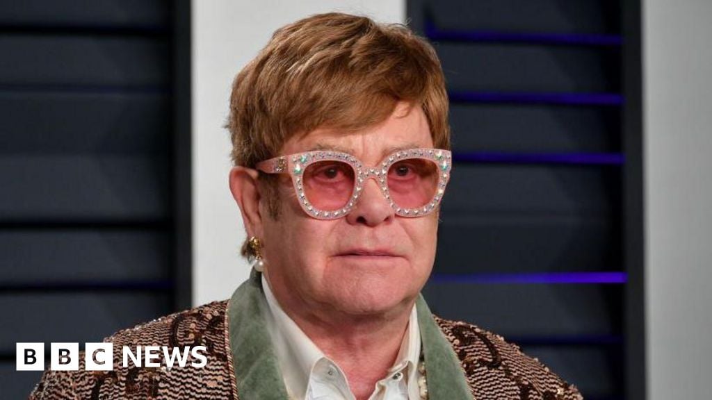 Elton John left with 'limited vision' in one eye