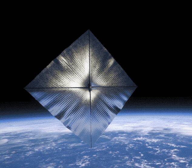 Do look up! NASA unfurls massive shiny solar sail in orbit