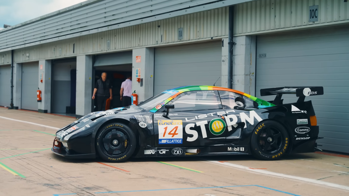 The Lister Storm Is A Monster V12 With A Driver In Its Back Pocket