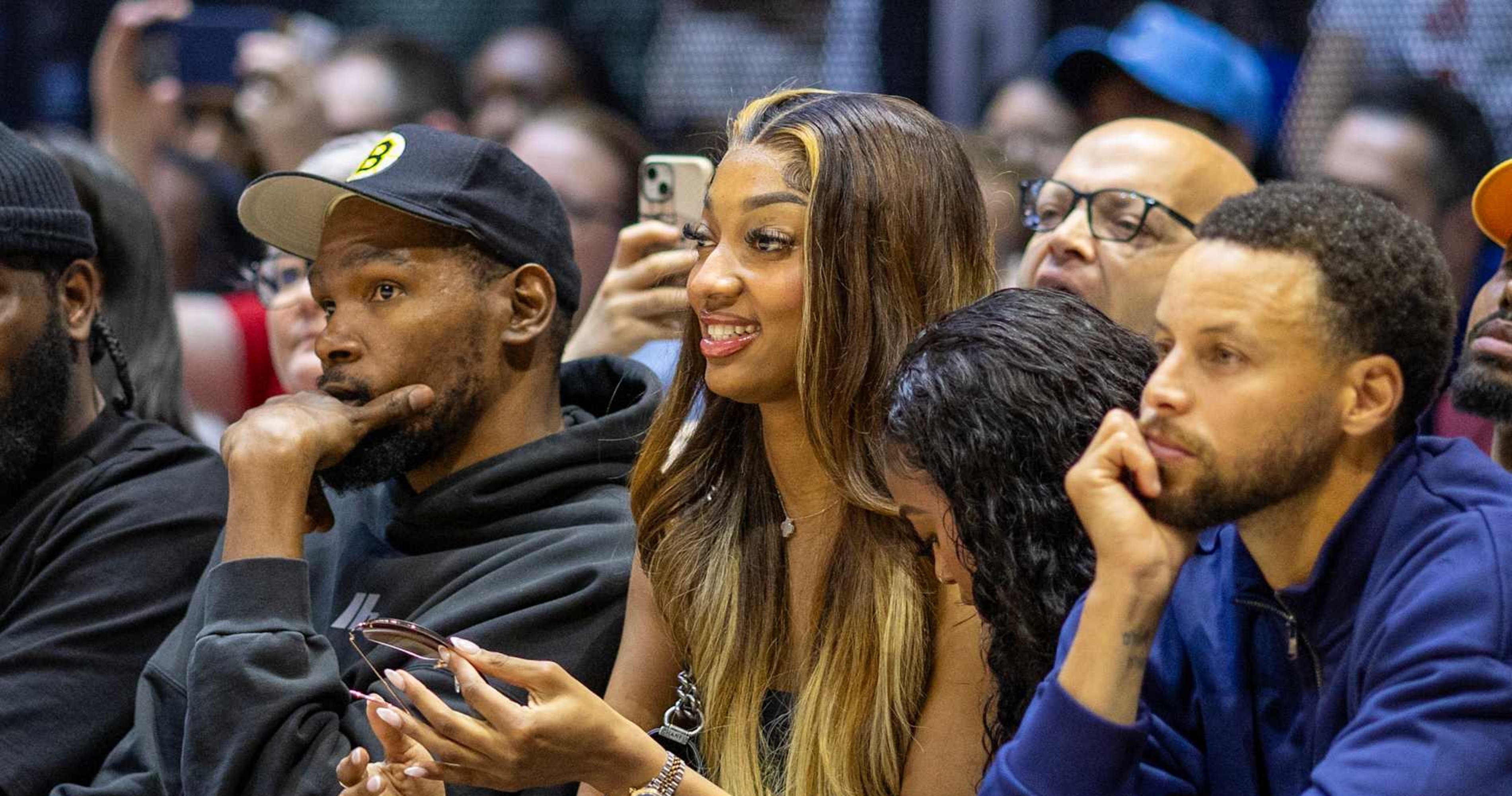 Angel Reese Denies Kevin Durant Dating Buzz in Video: 'That Was Never a Thing'