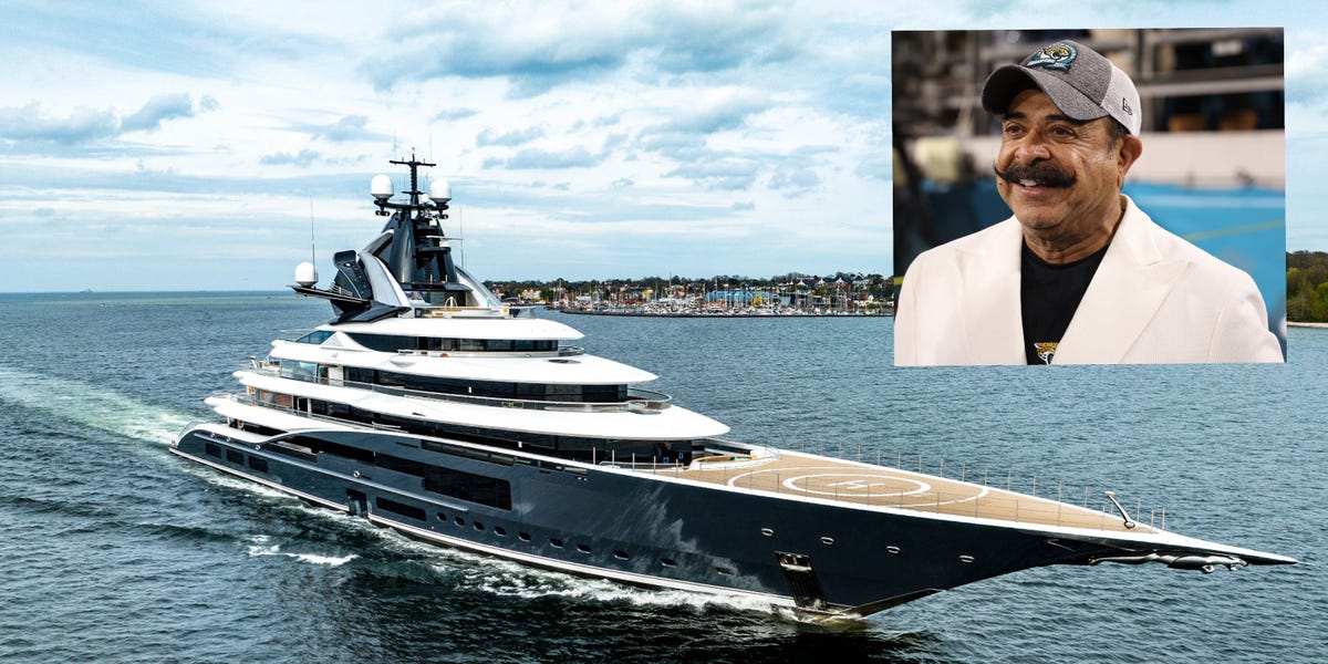 A billionaire NFL owner's superyacht is now available for charter. It'll cost you.