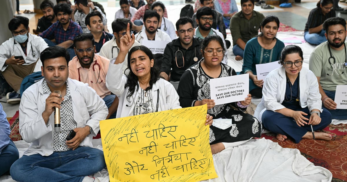 Doctors go on strike after rape and murder of colleague in India