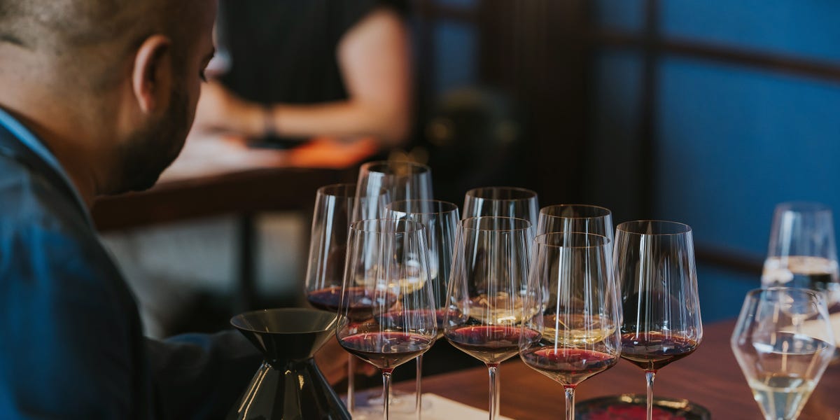 Singapore's luxury wine club has 10,000 glasses. There's one they recommend for everything from Champagne to red wine.