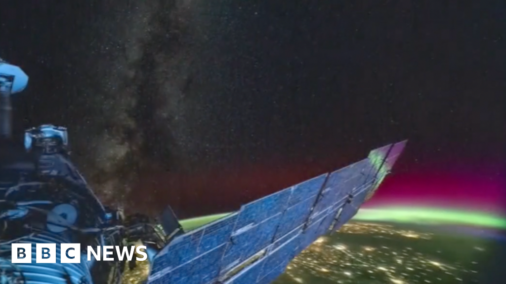 Space station timelapse captures stunning 'orbital sunrise' over Earth