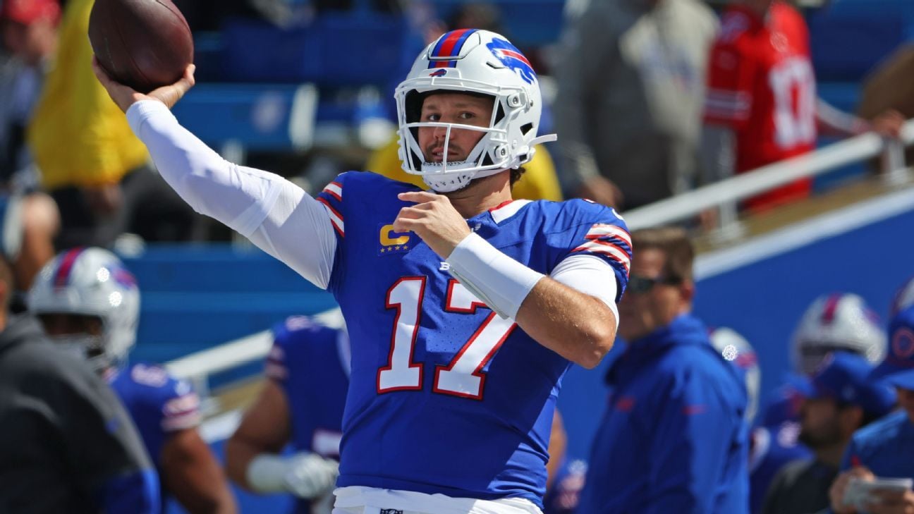 Bills in wait-and-see mode with QB Allen's hand