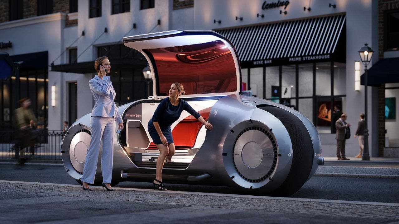 Sleep your way to your destination with this futuristic self-driving sleep pod