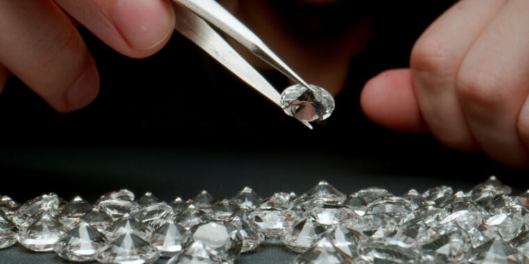 You can buy a diamond-making machine for $200,000 on Alibaba