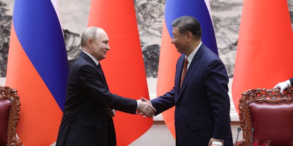 The US accused China of helping Russia's military in a deal that gets it secret submarine and missile tech