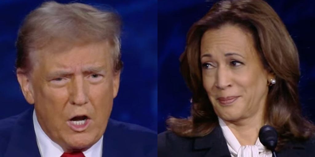 Kamala Harris' face game in the debate is on point