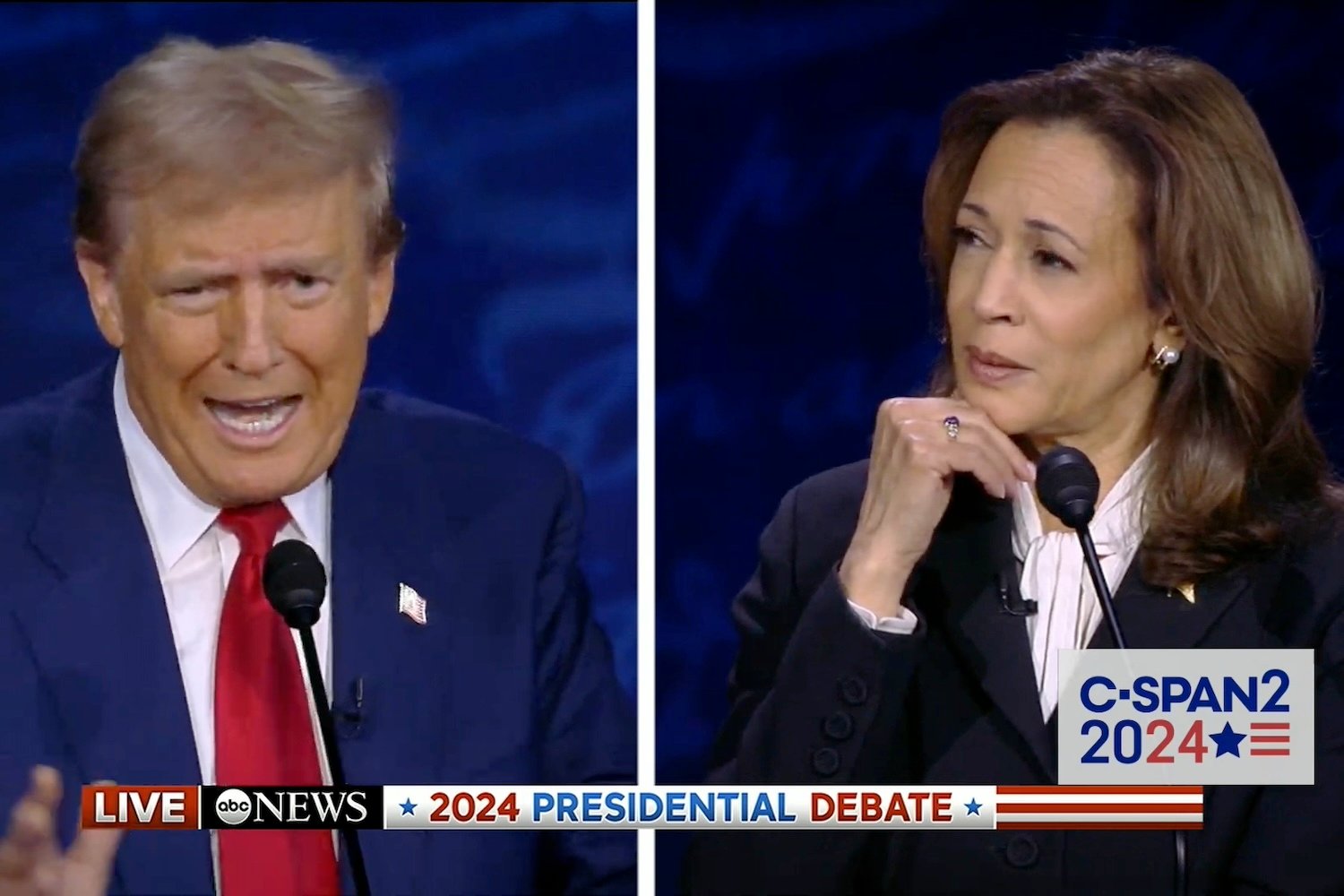 Trump Supporters Spread Ridiculous Conspiracy Theory Kamala Harris Wore Audio-Enabled Earrings at Debate