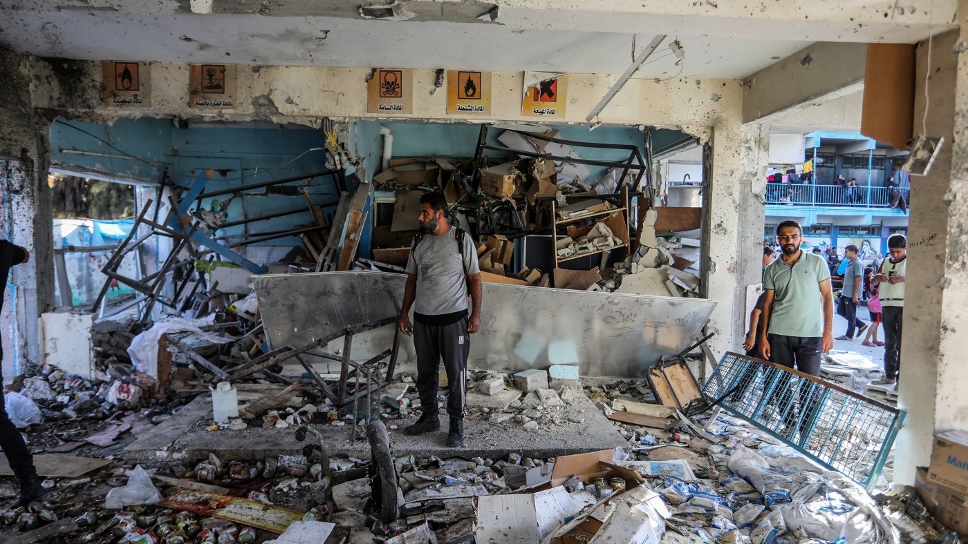 The U.N. says 6 staff were killed in an Israeli strike on a Gaza school