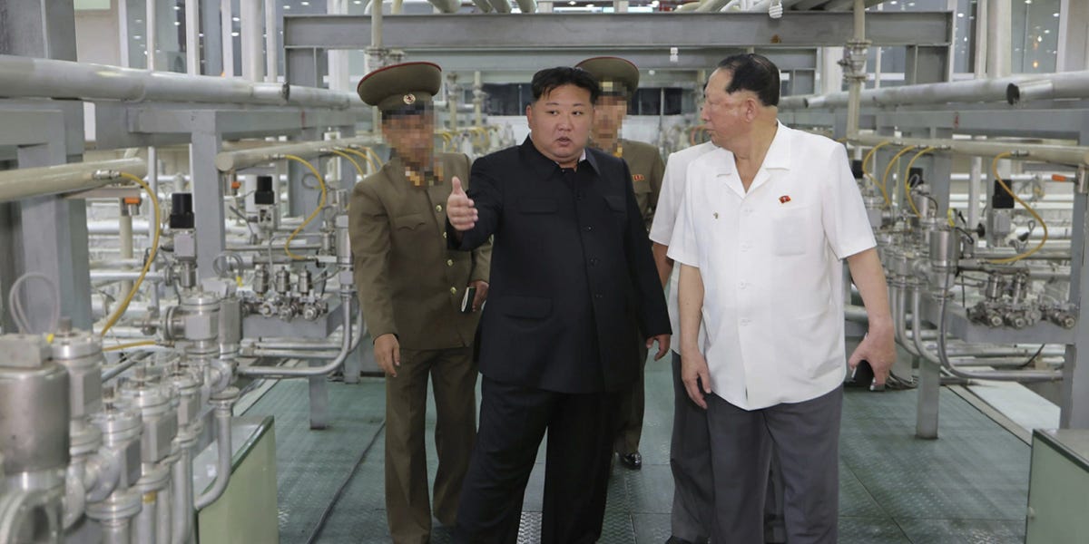 North Korea just gave the world a rare glimpse into where it makes weapons-grade uranium for its nukes in a blunt signal to foes