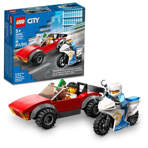 LEGO City Police Bike Car Chase Building Set For $7.49 From Amazon