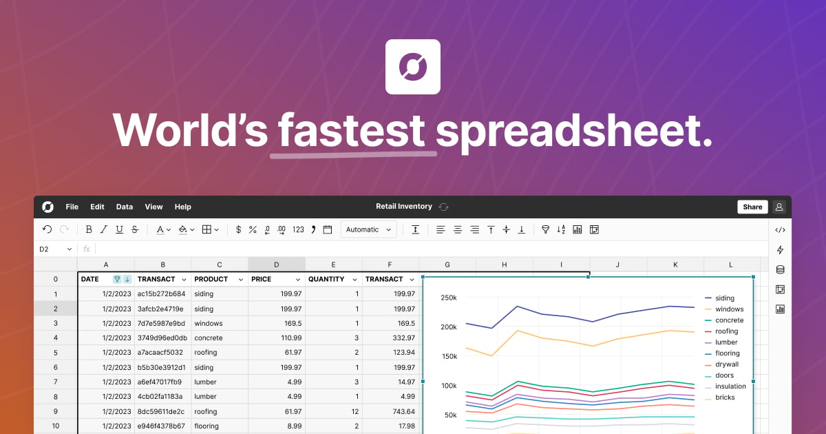 We verify the correctness of a spreadsheet engine