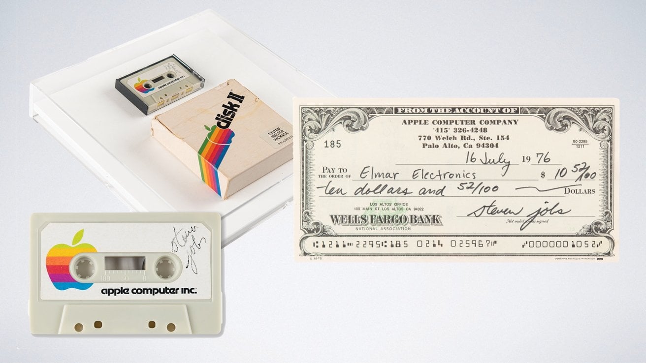 A new auction has a classic Apple II cassette tape signed by Steve Jobs