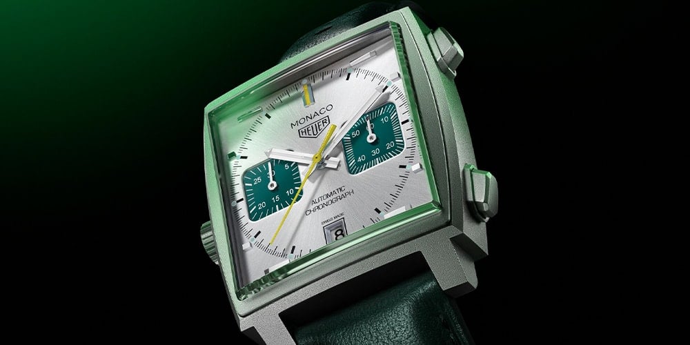 TAG Heuer Expands on Its Monaco Series With a Racing Green Chronograph