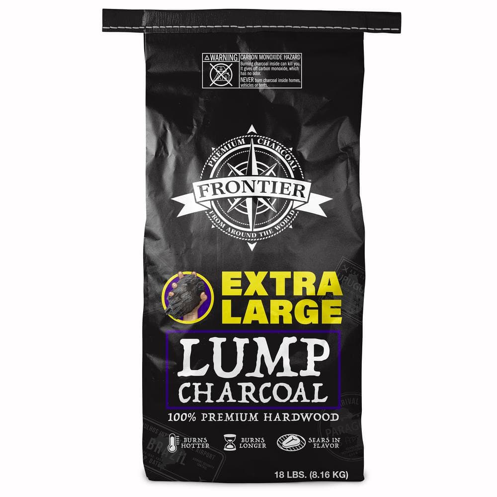 18-Lbs Frontier Extra-Large Lump Charcoal $10 + Free Shipping