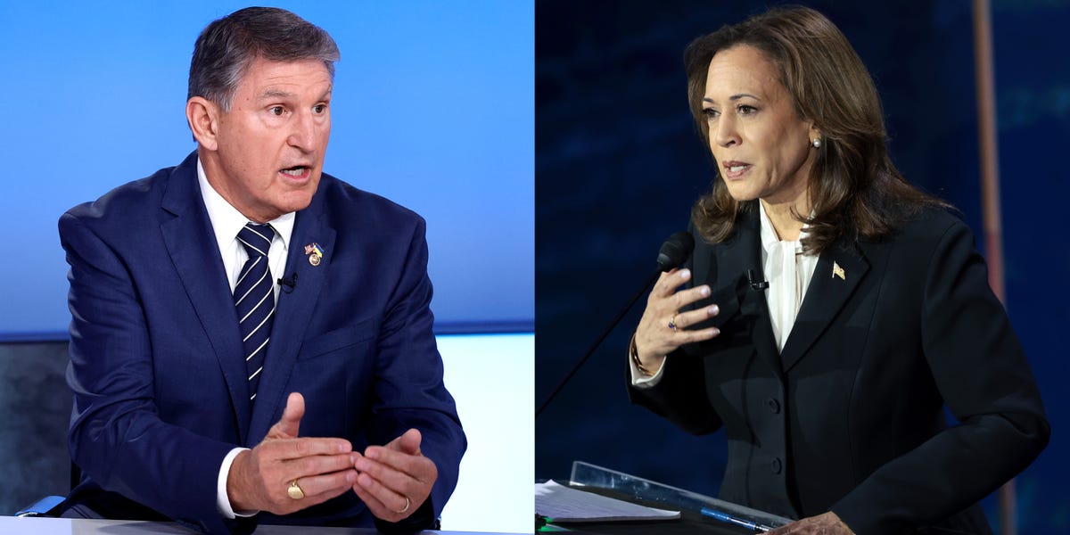 Manchin says he won't endorse Harris over her support for ending the filibuster to codify abortion rights: 'Shame on her'