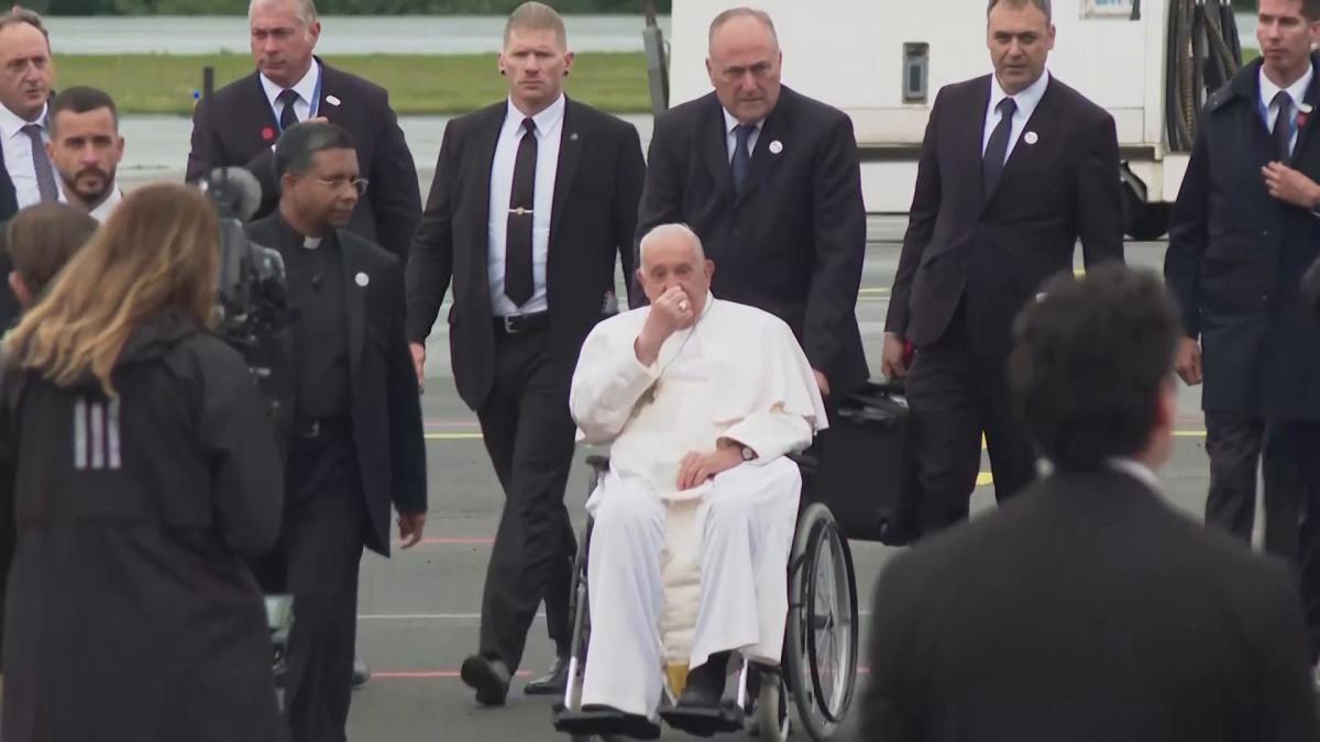 Pope Francis begins visits to Luxembourg and Belgium on a trip to a dwindling flock