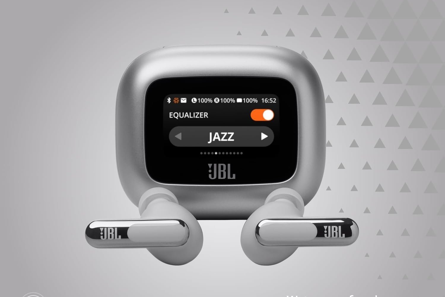 These Noise-Canceling JBL Earbuds Feature a Touchscreen on the Case And Are 25% off