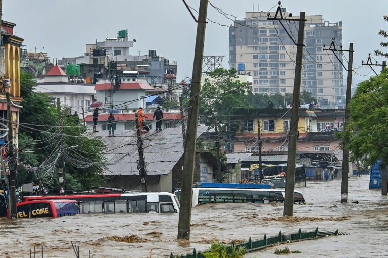 Massive Flooding In Nepal Kill 59