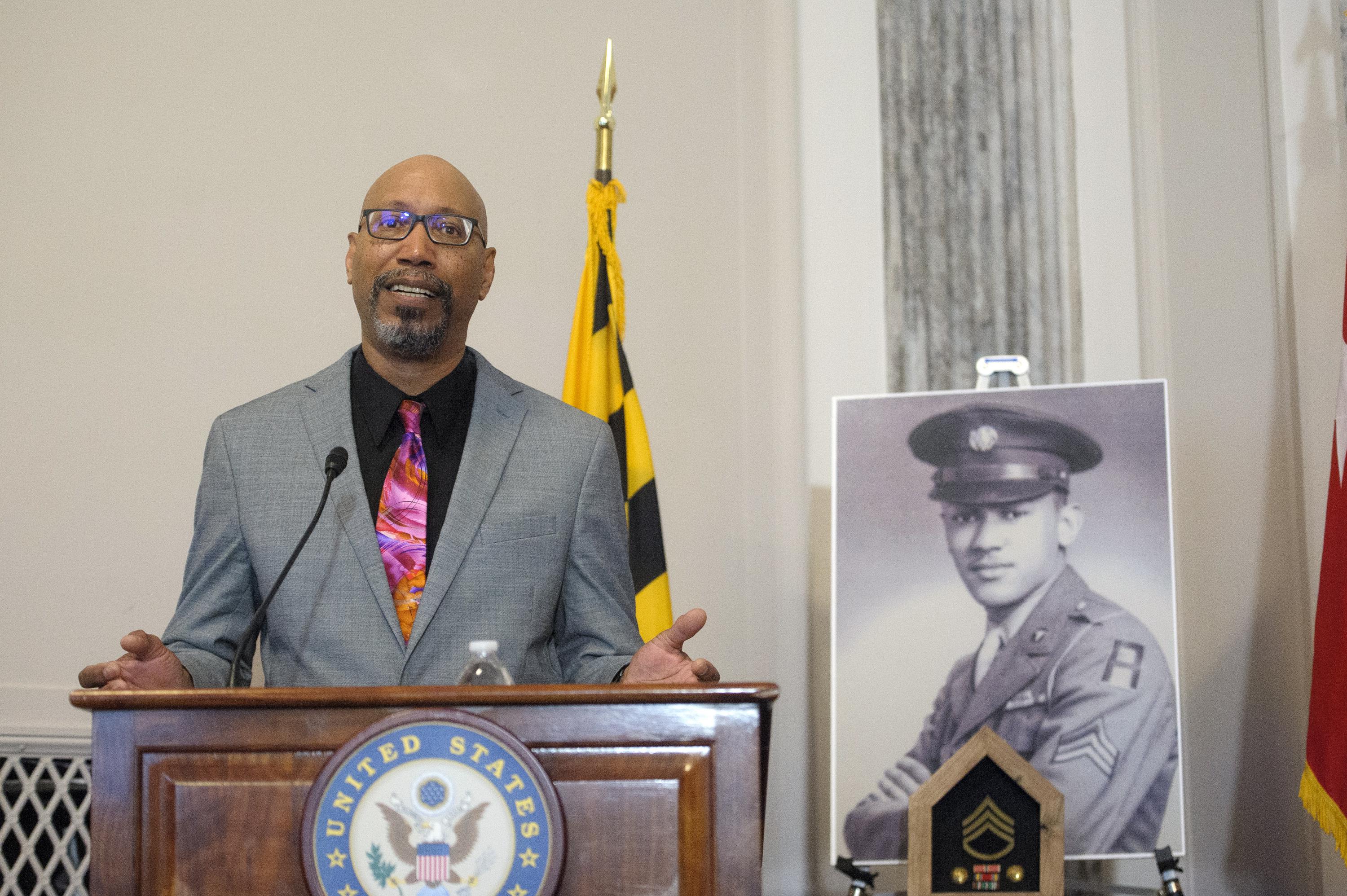 80 years after D-Day the family of a Black World War II combat medic receives his medal for heroism