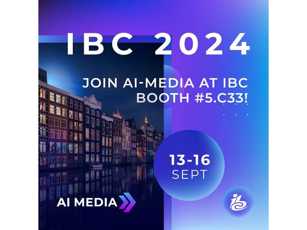 AI-Media to Showcase Cutting-Edge Alta Platform Innovations at IBC 2024