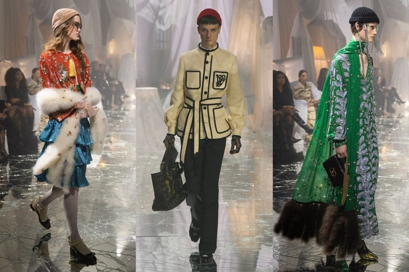 Alessandro Michele's Extravagant Valentino Runway Debut