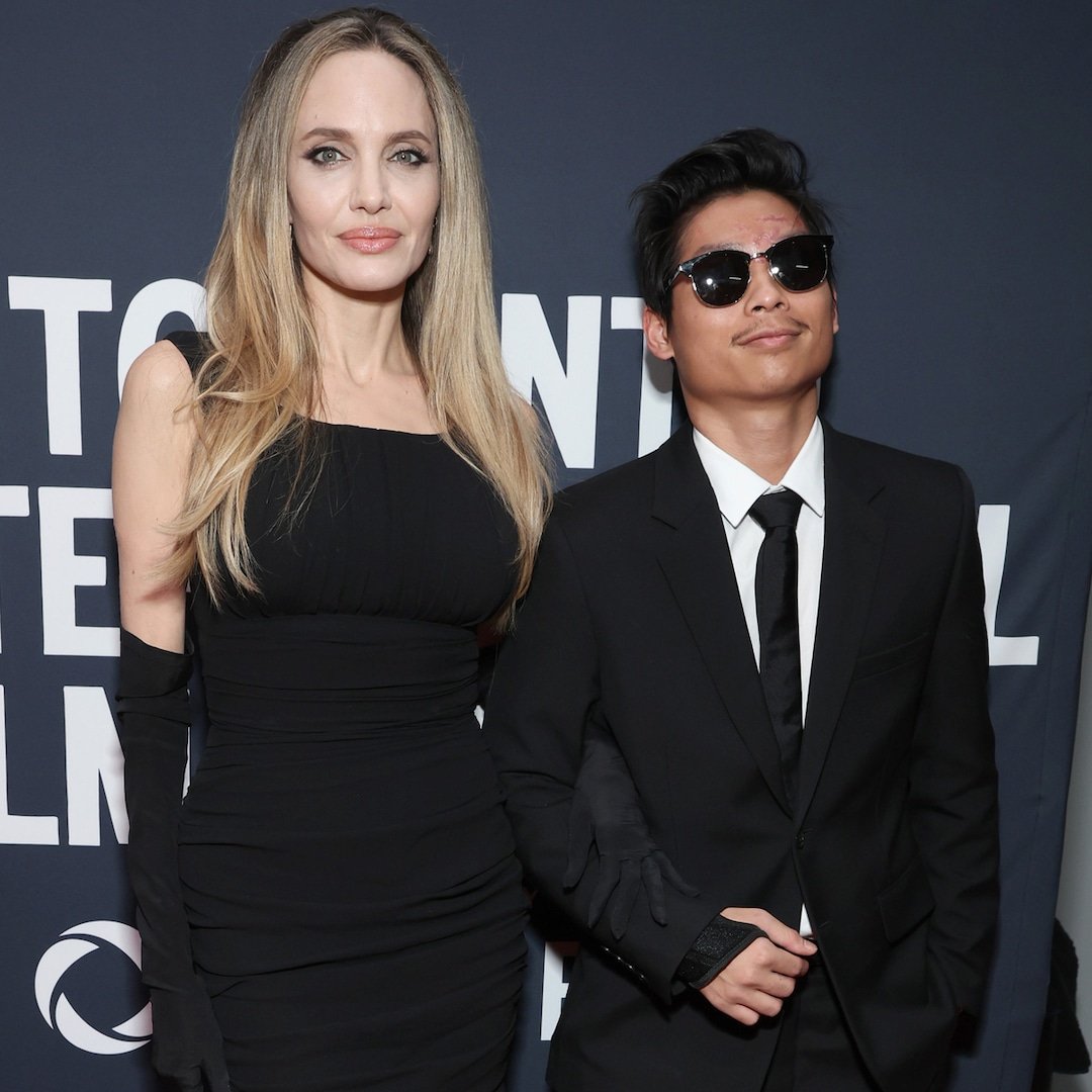  Angelina Jolie & Son Pax Make Red Carpet Appearance After His Accident 