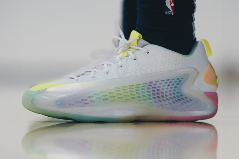 Anthony Edwards Unveils adidas AE 1 Low "Multi-Color" PE