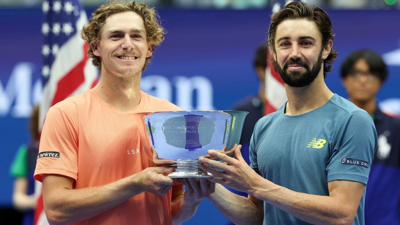 Aussie men bounce back to win US Open doubles