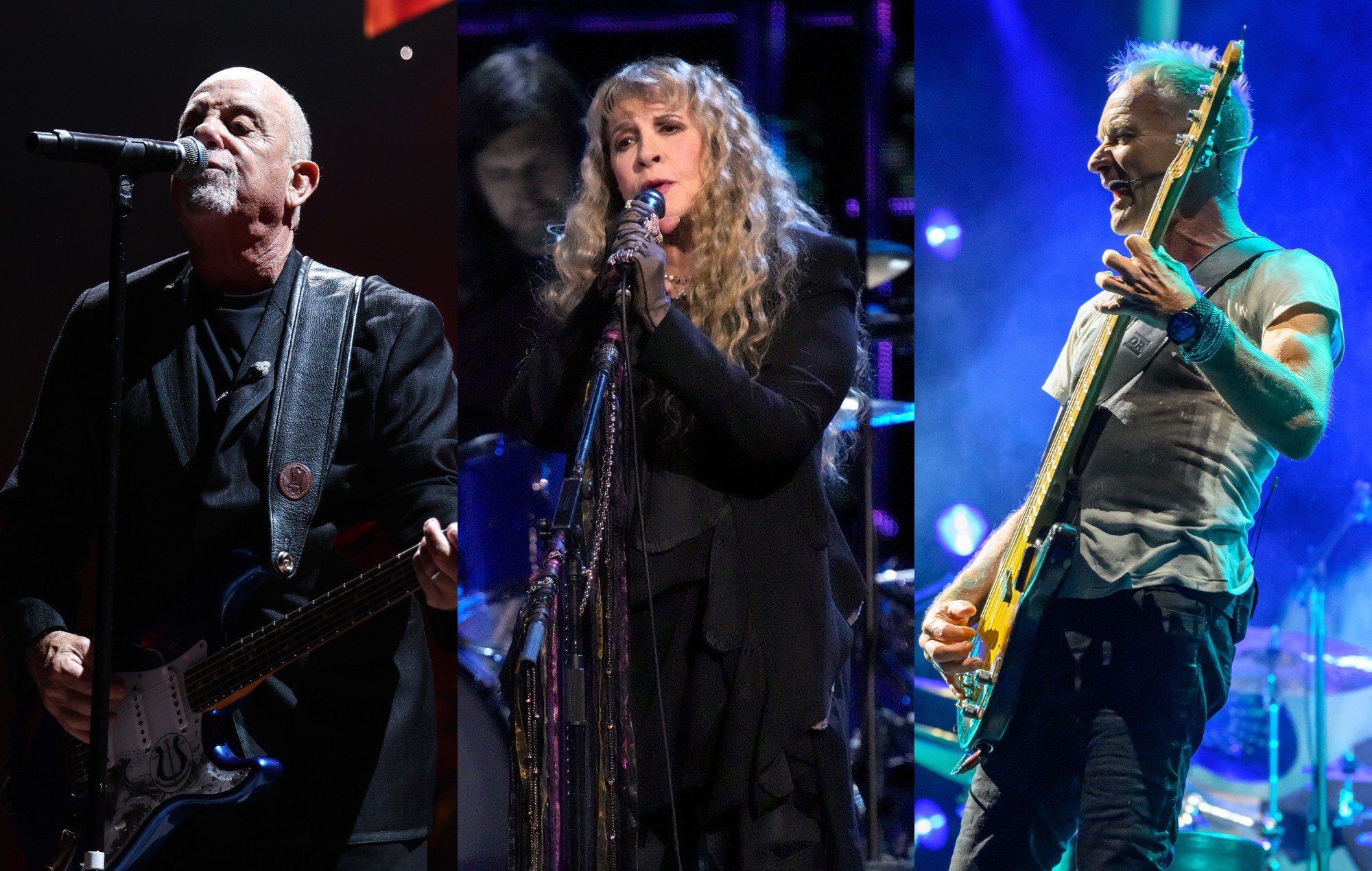 Billy Joel announces 2025 US stadium tour with Stevie Nicks and Sting