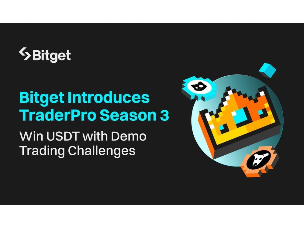 Bitget TraderPro Season 3 Features Demo to Live Trading With up to $10,000 Funding Support Per User