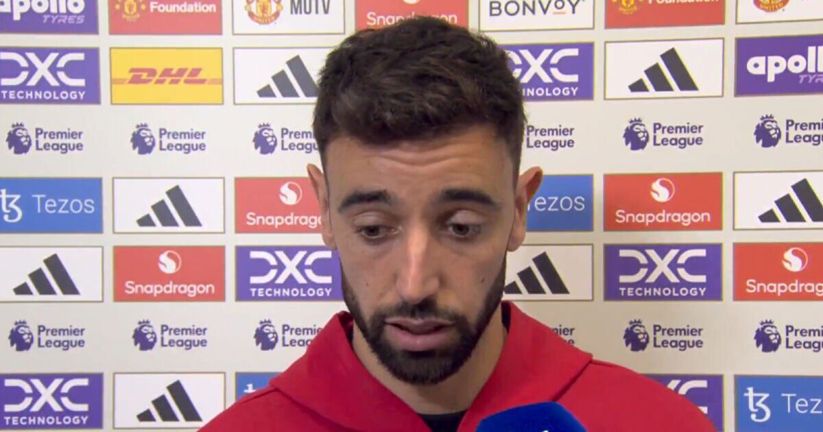 Bruno Fernandes makes damning four-word confession after Man Utd star sees red vs Spurs