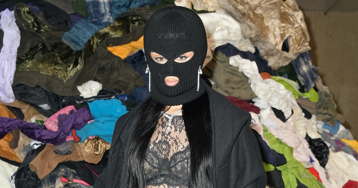 Camila Cabello Goes Incognito in a Ski Mask at Paris Fashion Week