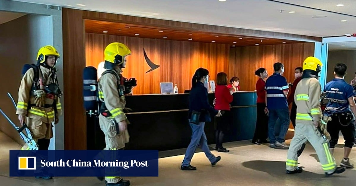 Cathay Pacific business lounge at Hong Kong airport forced to shut after fire, 250 evacuated