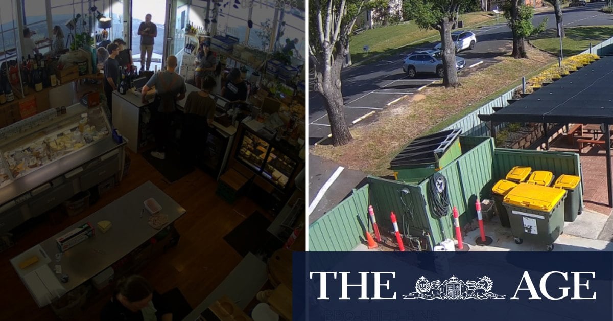 CCTV footage of William Swale's movements before fatal crash