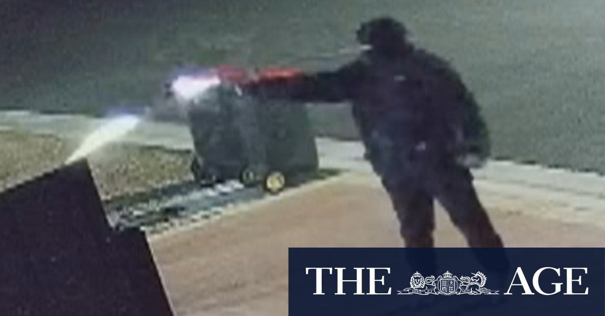 CCTV shows moment man opens fire on Melbourne home